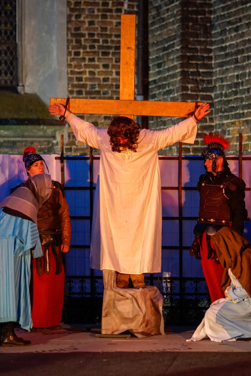 Misterium Męki Pańskiej w Grodkowie. Chwila przedświątecznej refleksji [fotorelacja]