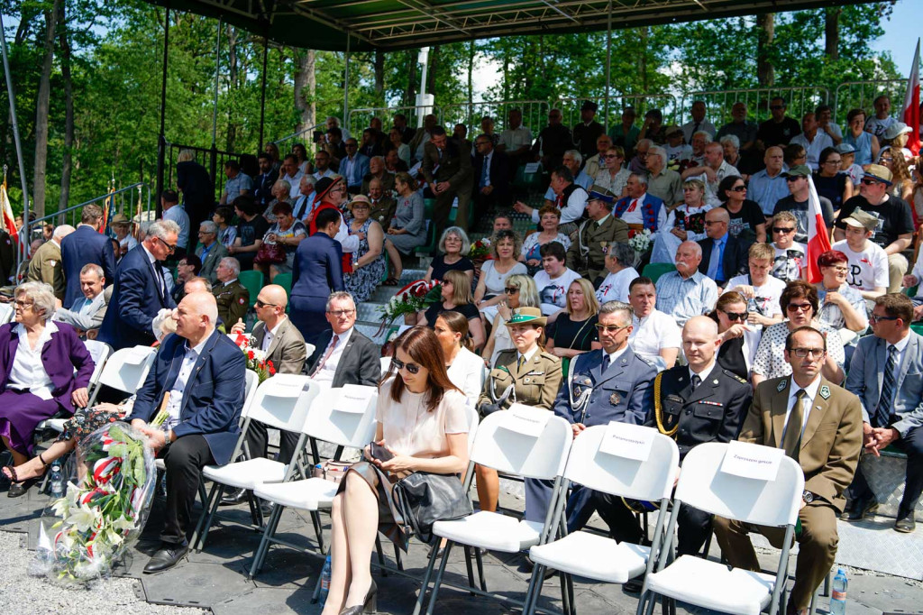 Odsłonięcie pomnika upamiętniającego żołnierzy 