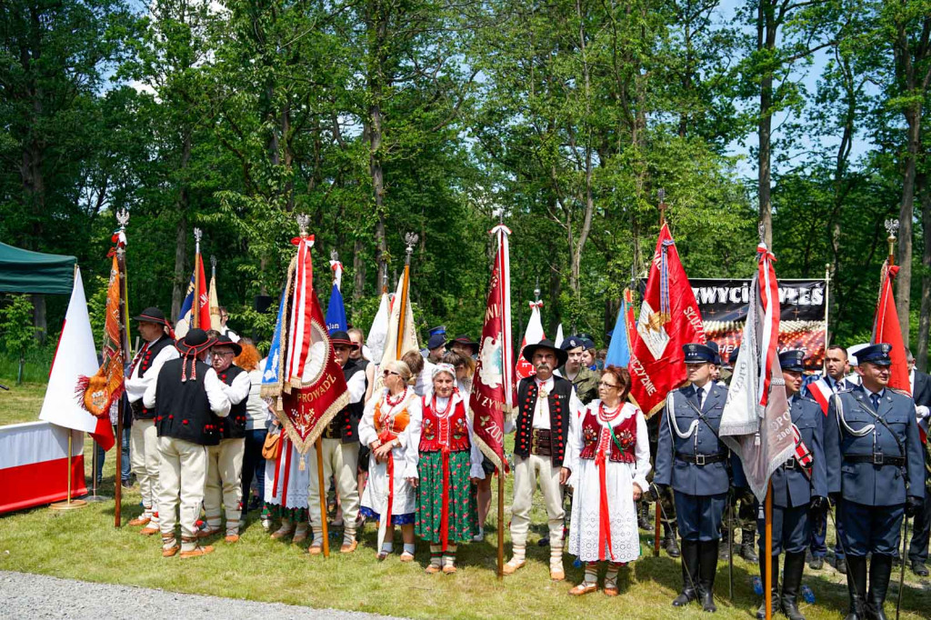 Odsłonięcie pomnika upamiętniającego żołnierzy 