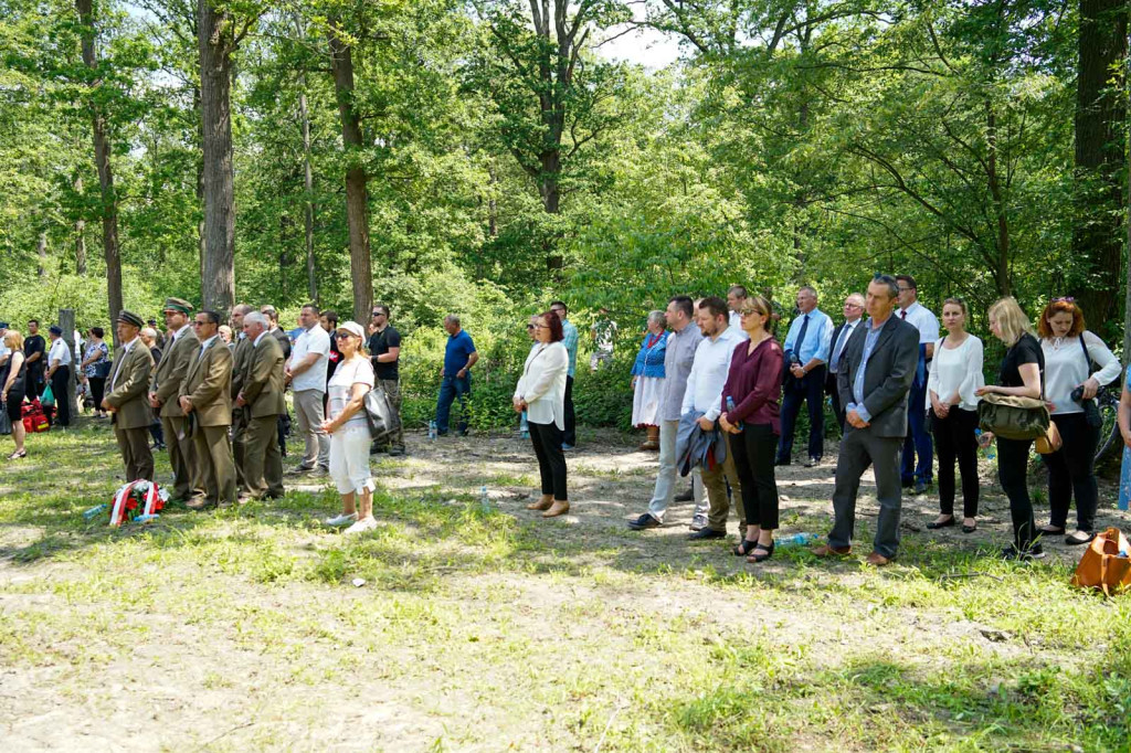 Odsłonięcie pomnika upamiętniającego żołnierzy 