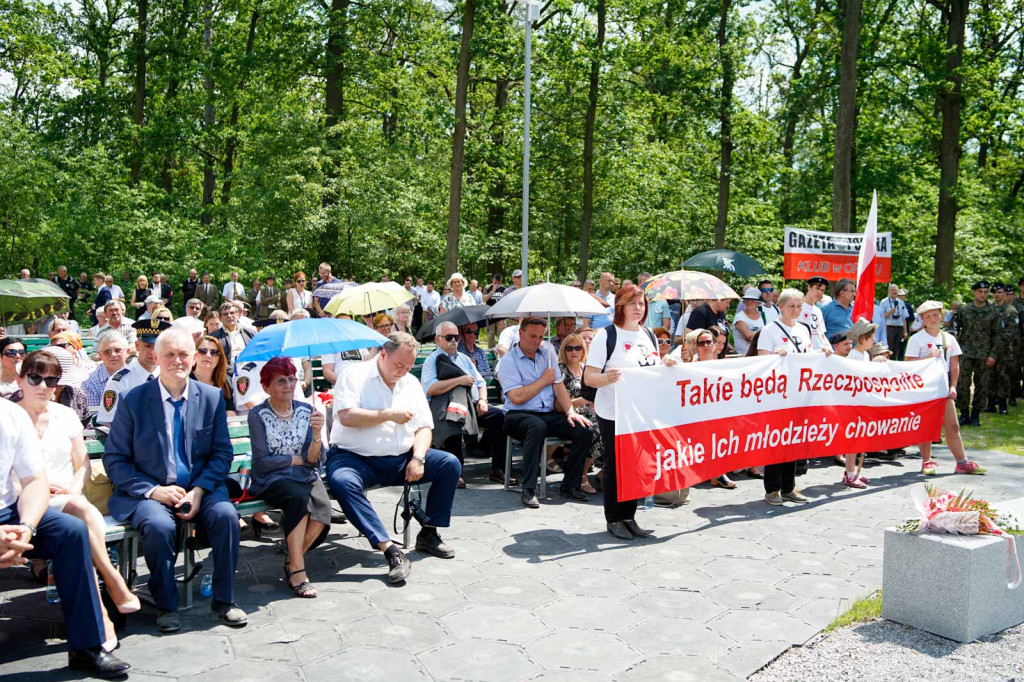 Odsłonięcie pomnika upamiętniającego żołnierzy 