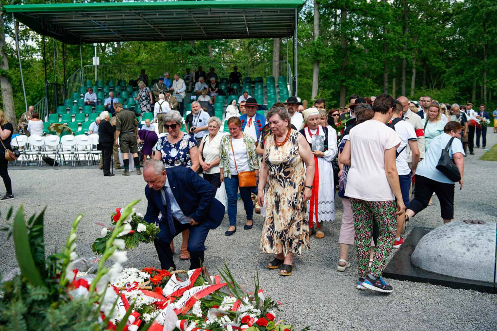 Odsłonięcie pomnika upamiętniającego żołnierzy 