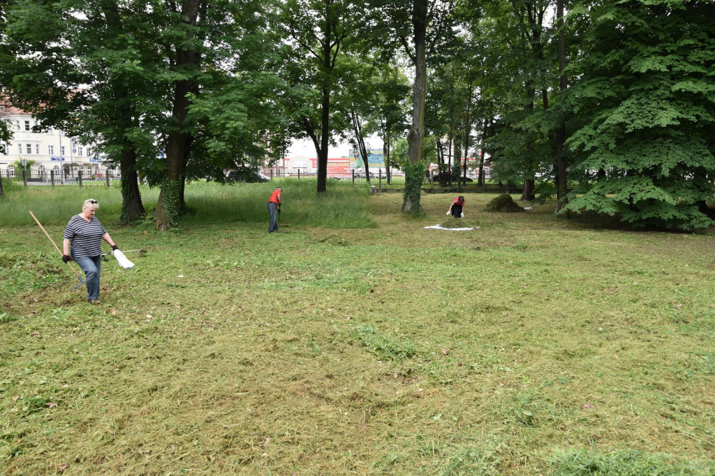 Skrzyknęli się na Facebooku i razem porządkują teren Zakładu Opiekuńczo-Leczniczego