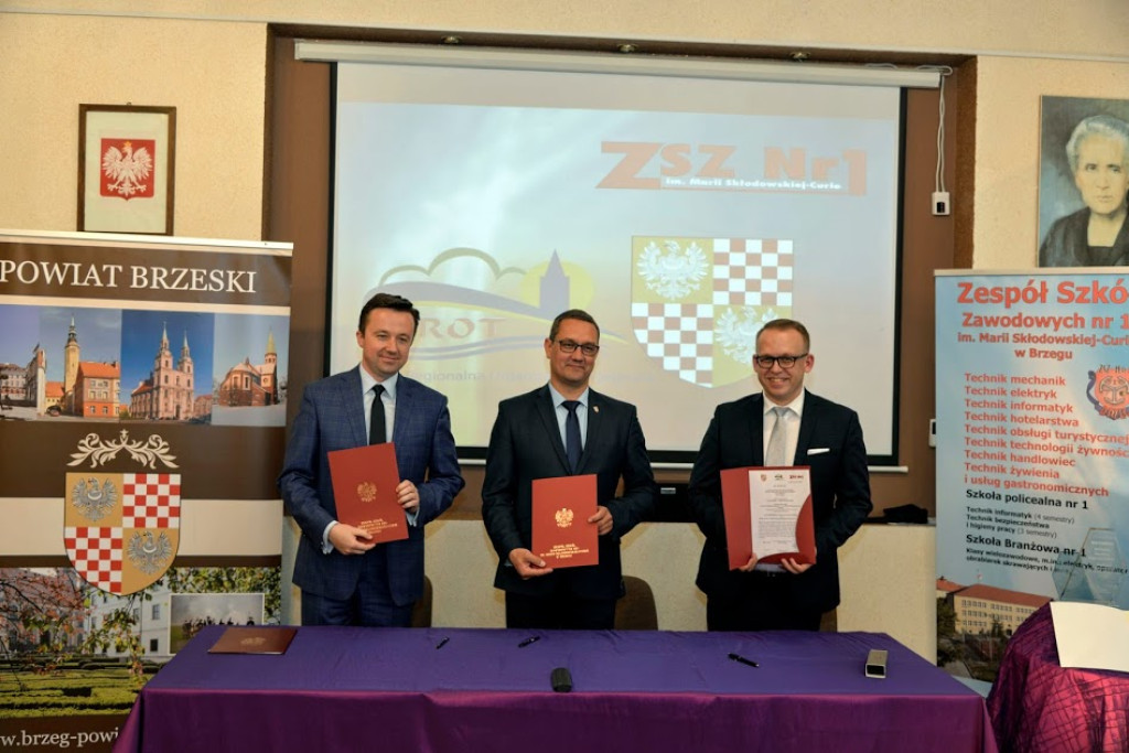 Biznes współpracuje z ZSZ nr 1 w Brzegu