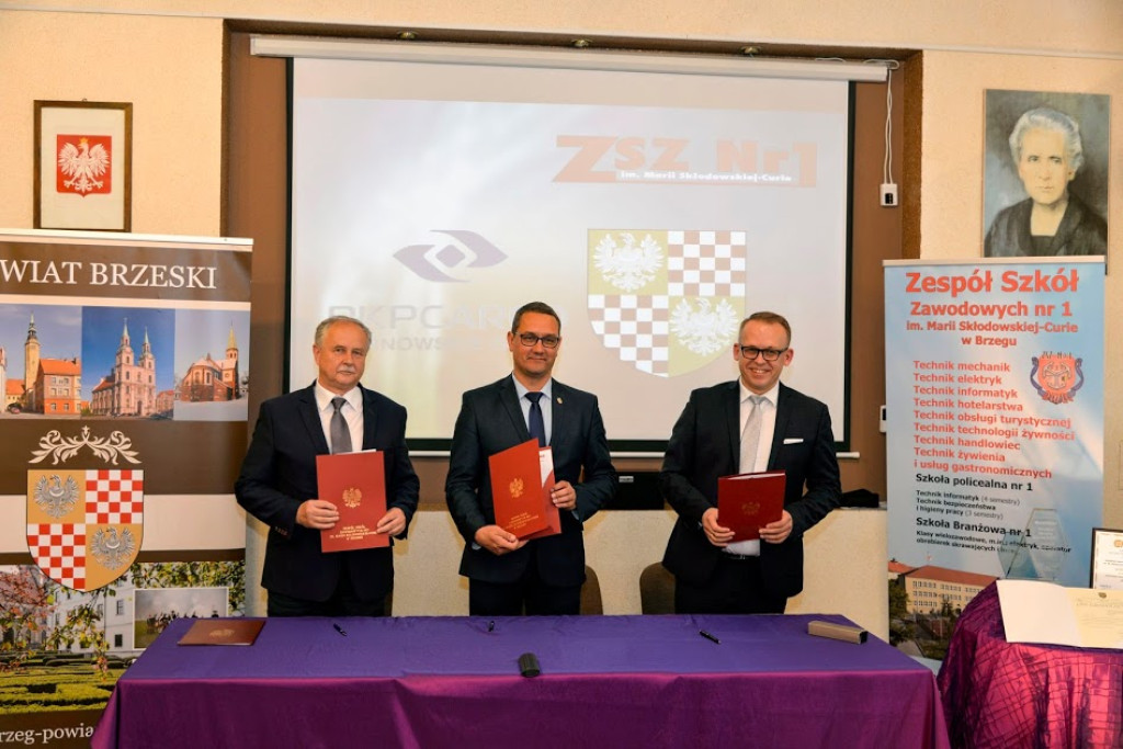 Biznes współpracuje z ZSZ nr 1 w Brzegu