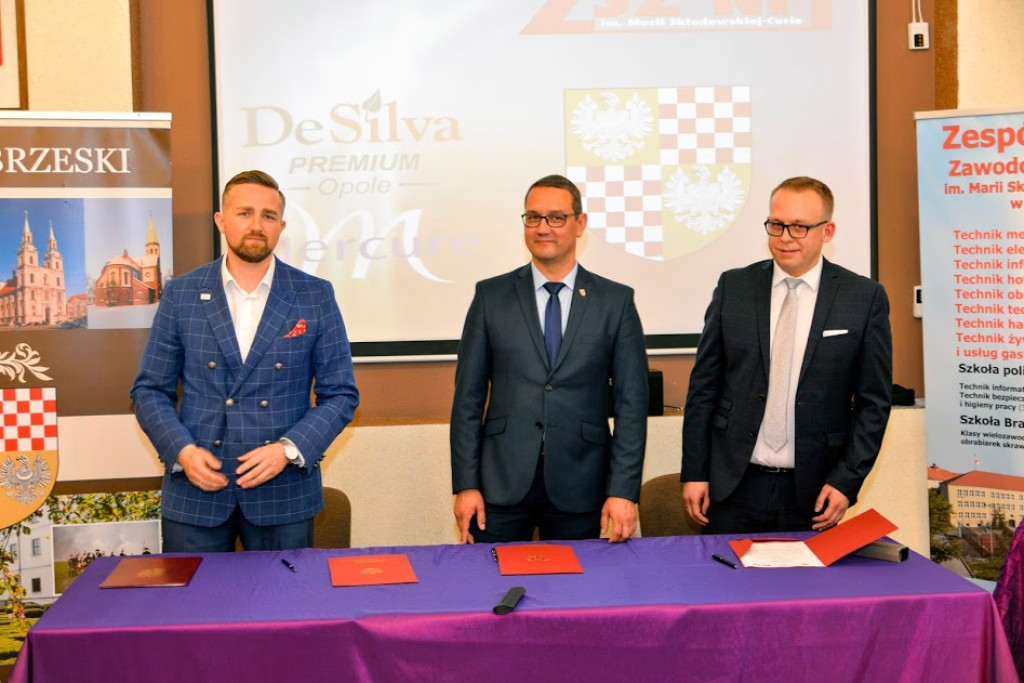 Biznes współpracuje z ZSZ nr 1 w Brzegu