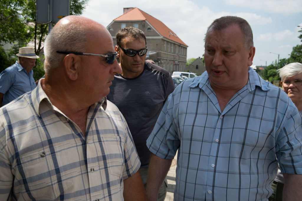 Mieszkańcy Lubszy blokowali drogę krajową 39. Protestują przeciwko pomięciu ich miejscowości w planach budowy obwodnicy Brzegu