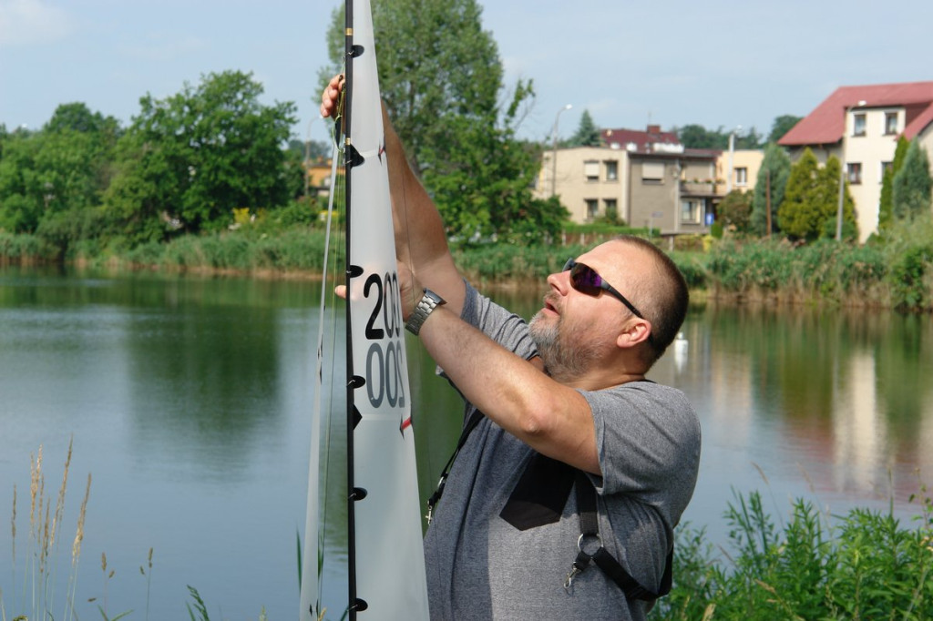 Modelarze rozegrali regaty na stawie Cegielnianym