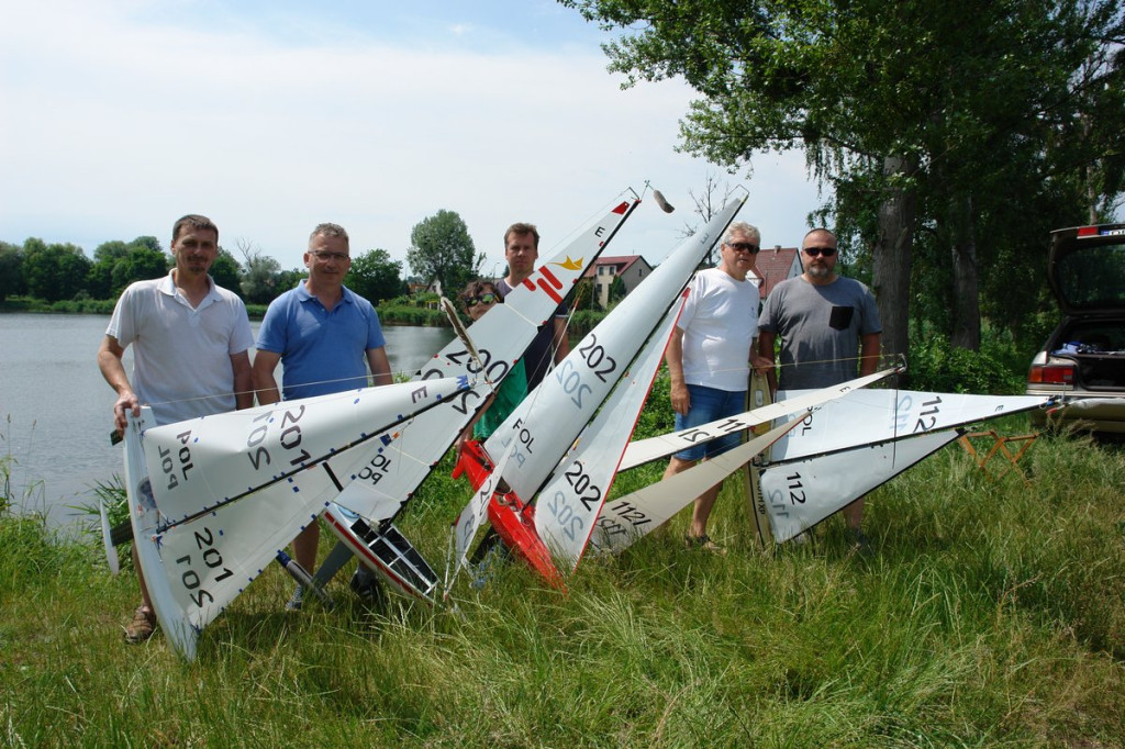 Modelarze rozegrali regaty na stawie Cegielnianym