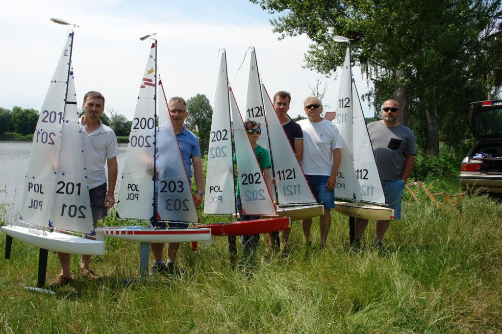 Modelarze rozegrali regaty na stawie Cegielnianym