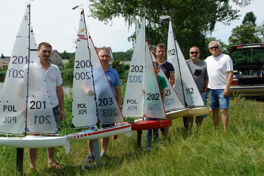 Modelarze rozegrali regaty na stawie Cegielnianym