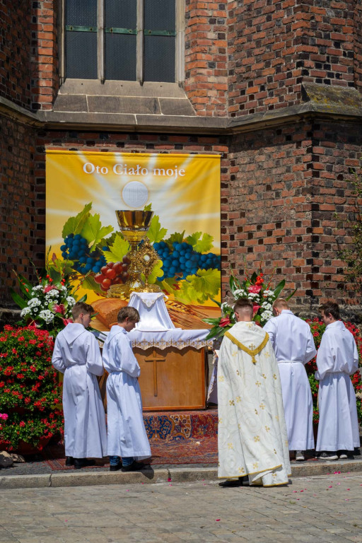 Boże Ciało w Brzegu. Międzyparafialna procesja przeszła ulicami miasta [fotorelacja]