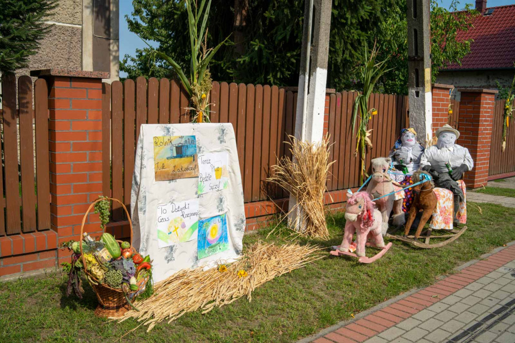 Święto plonów w Lipkach. Najpiękniejszy wieniec dożynkowy w Gminie Skarbimierz z Łukowic Brzeskich