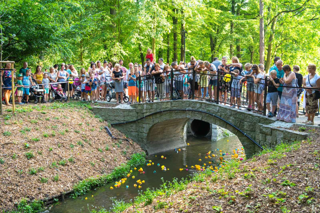 Trzecia edycja Brzeskiego Festiwalu Kaczek. W wyścigu rywalizowało ponad 250 gumowych kaczuszek