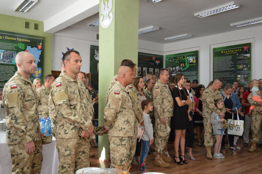 Pożegnanie żołnierzy wyjeżdżających do Iraku