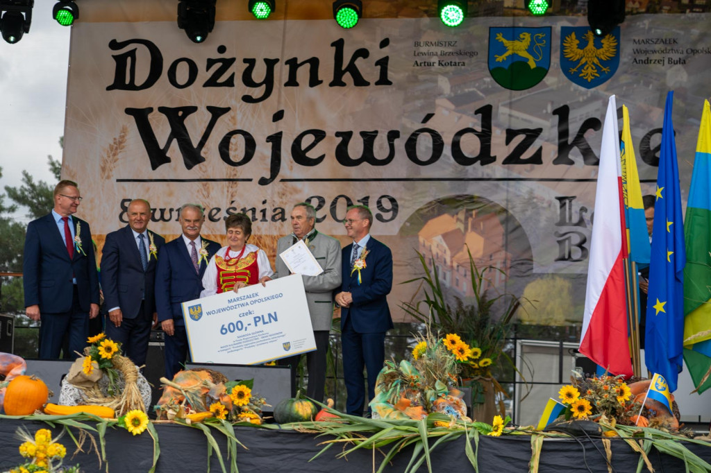 Wojewódzkie obchody święta plonów w Lewinie Brzeskim przyciągnęły tłumy