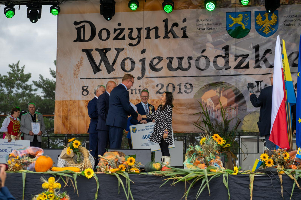 Wojewódzkie obchody święta plonów w Lewinie Brzeskim przyciągnęły tłumy