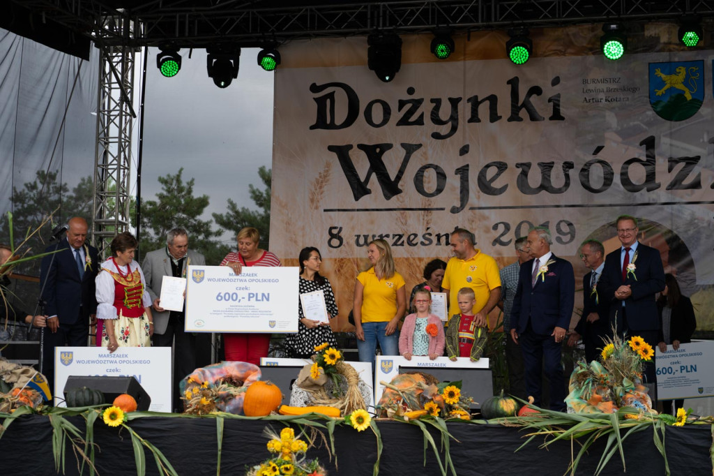 Wojewódzkie obchody święta plonów w Lewinie Brzeskim przyciągnęły tłumy