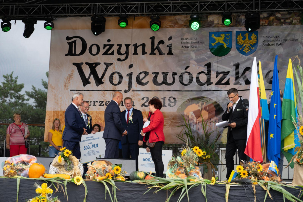Wojewódzkie obchody święta plonów w Lewinie Brzeskim przyciągnęły tłumy