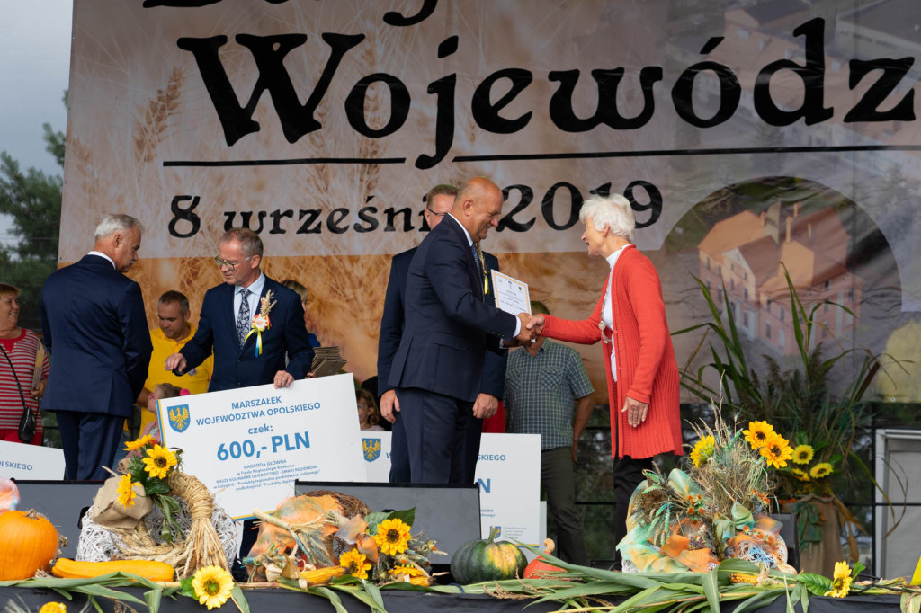 Wojewódzkie obchody święta plonów w Lewinie Brzeskim przyciągnęły tłumy