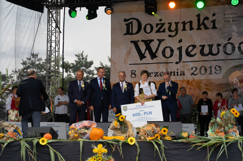 Wojewódzkie obchody święta plonów w Lewinie Brzeskim przyciągnęły tłumy