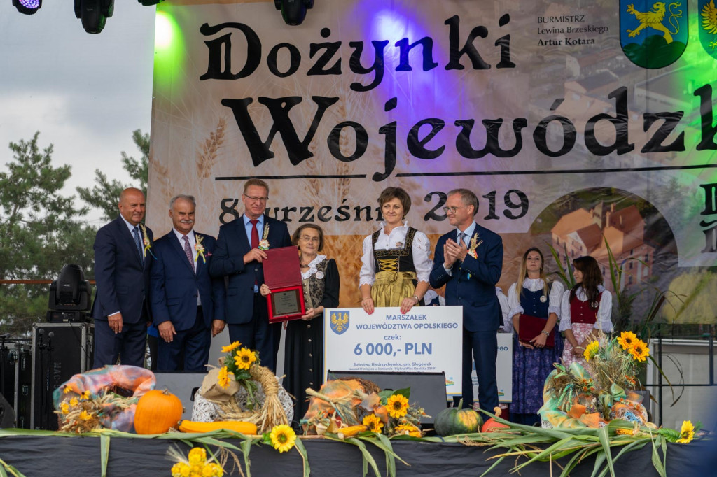 Wojewódzkie obchody święta plonów w Lewinie Brzeskim przyciągnęły tłumy
