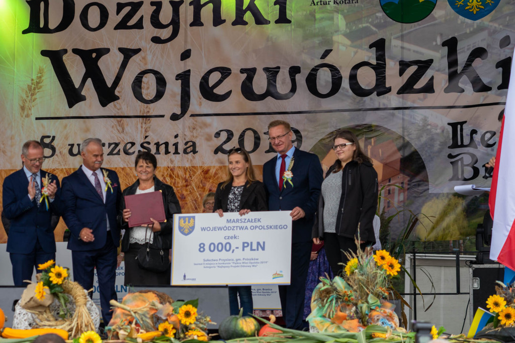 Wojewódzkie obchody święta plonów w Lewinie Brzeskim przyciągnęły tłumy