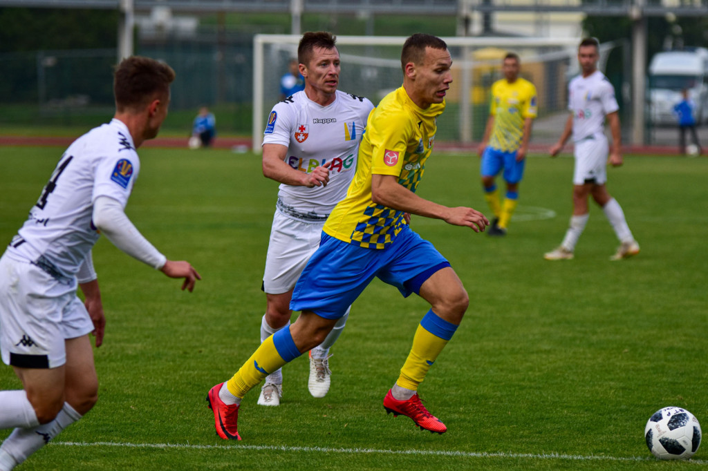 Stal odpada z Pucharu Polski. Olimpia nieznacznie lepsza