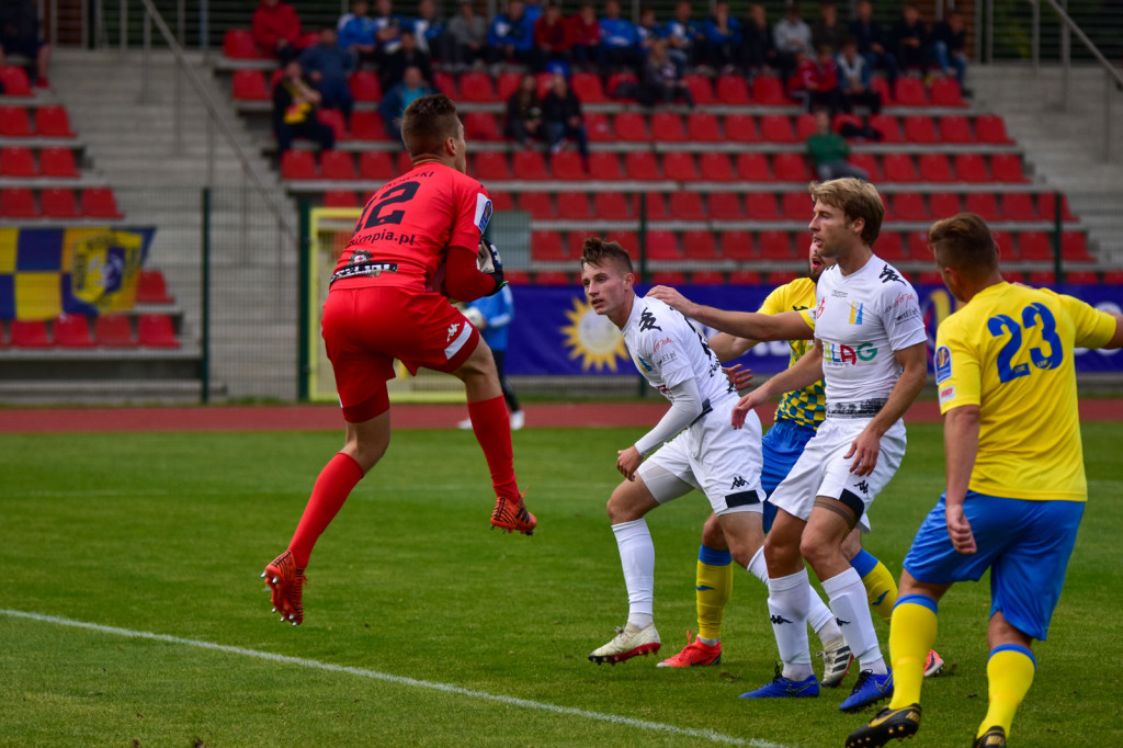 Stal odpada z Pucharu Polski. Olimpia nieznacznie lepsza