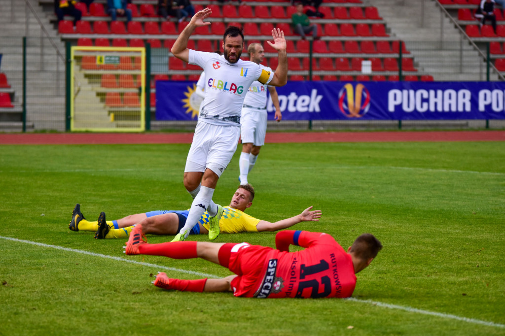 Stal odpada z Pucharu Polski. Olimpia nieznacznie lepsza