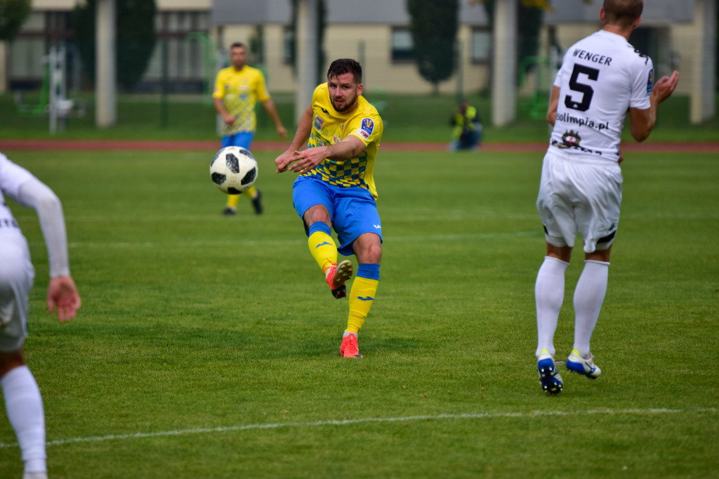 Stal odpada z Pucharu Polski. Olimpia nieznacznie lepsza