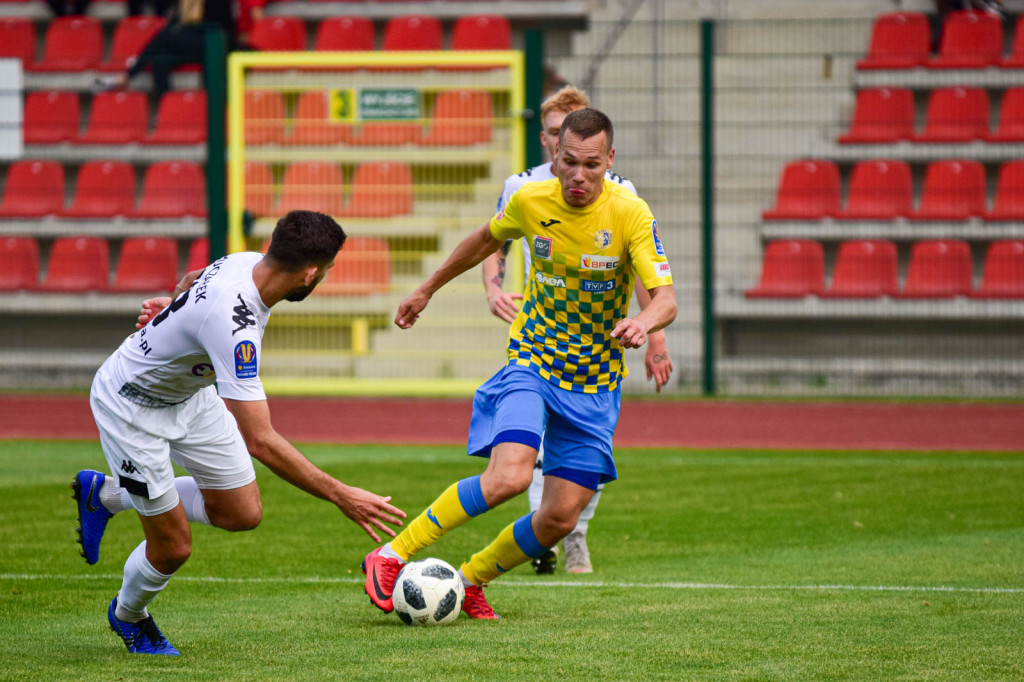 Stal odpada z Pucharu Polski. Olimpia nieznacznie lepsza