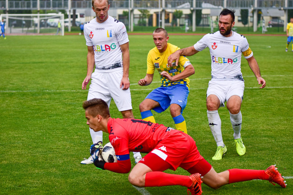 Stal odpada z Pucharu Polski. Olimpia nieznacznie lepsza