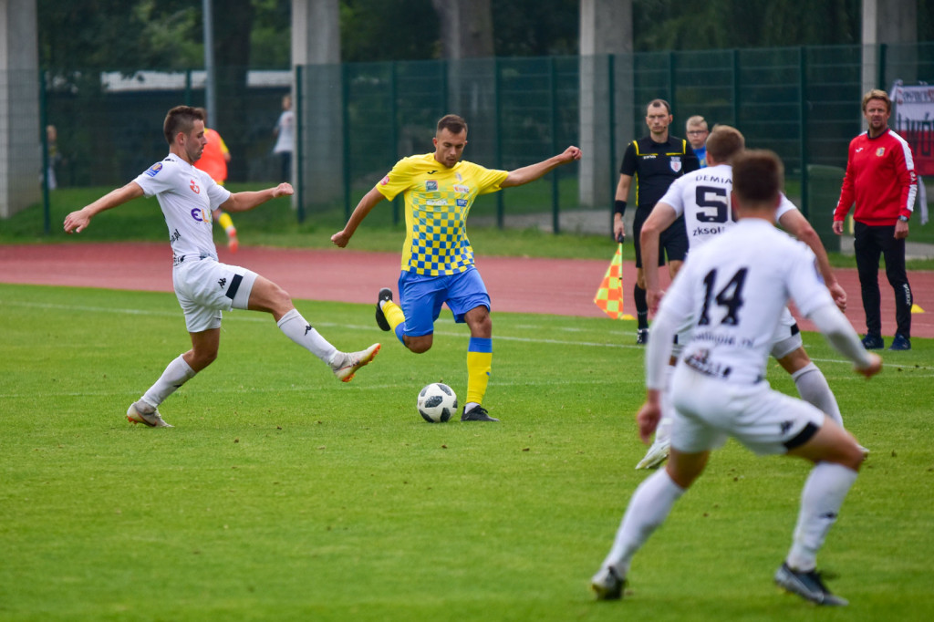 Stal odpada z Pucharu Polski. Olimpia nieznacznie lepsza