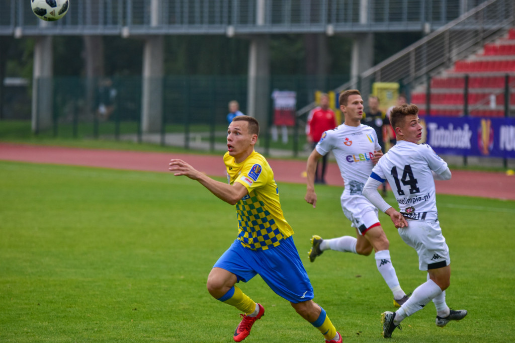 Stal odpada z Pucharu Polski. Olimpia nieznacznie lepsza