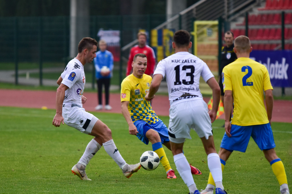 Stal odpada z Pucharu Polski. Olimpia nieznacznie lepsza