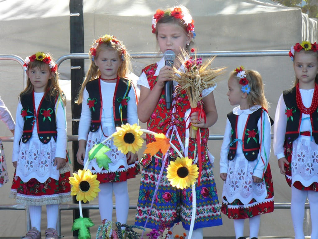 Występ przedszkolaków z Krzyżowic na XIX Europejskich Targach Chłopskich [fotorelacja]