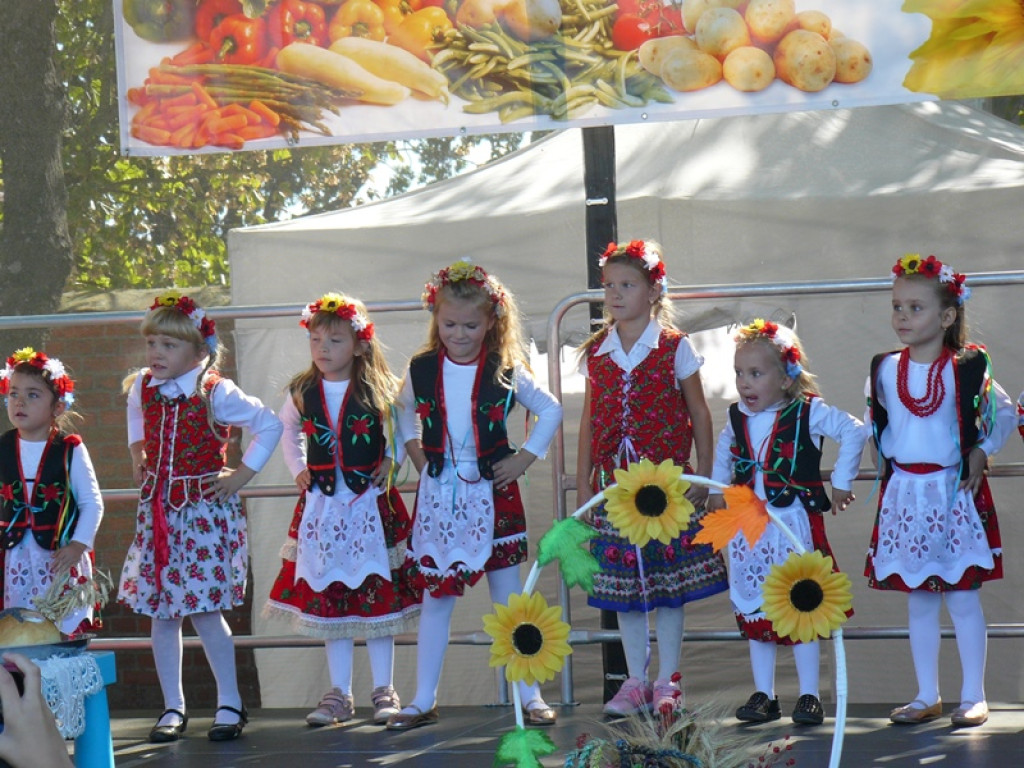 Występ przedszkolaków z Krzyżowic na XIX Europejskich Targach Chłopskich [fotorelacja]