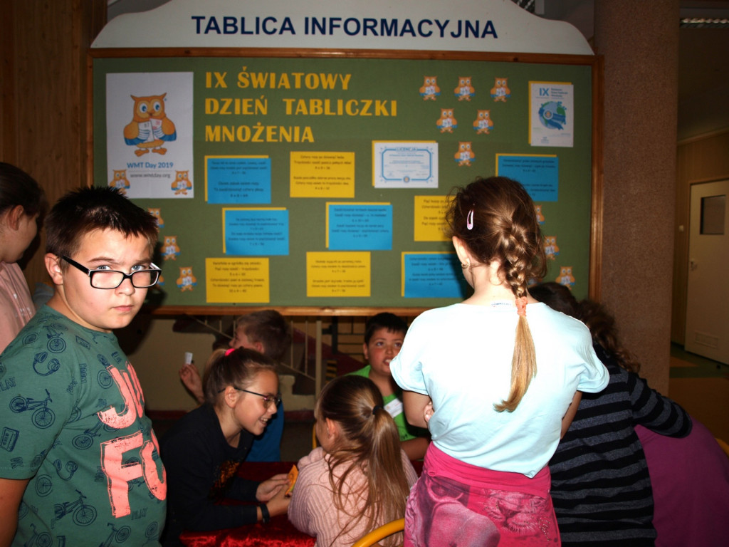 IX  Światowy dzień Tabliczki Mnożenia w PSP Olszanka