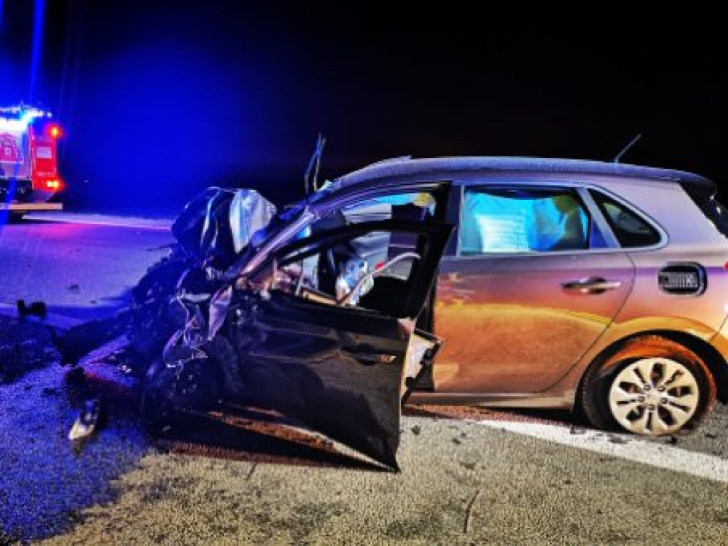 Tragiczny wypadek na DK 39 pod Łukowicami Brzeskimi. Nie żyje 75-letni kierowca