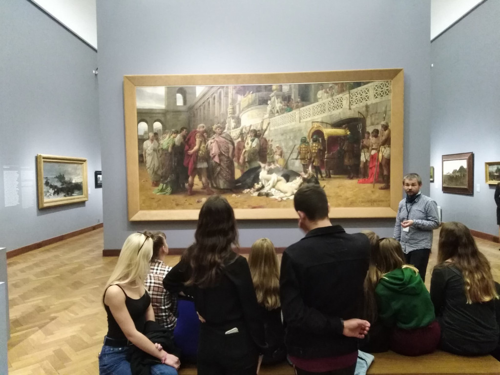 I Liceum Ogólnokształcące w Brzegu z wizytą w stolicy