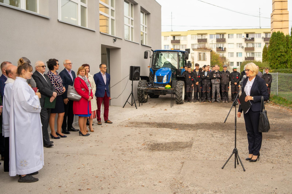 Nowy warsztat mechaniczny w Zespole Szkół Ponadpodstawowych w Grodkowie