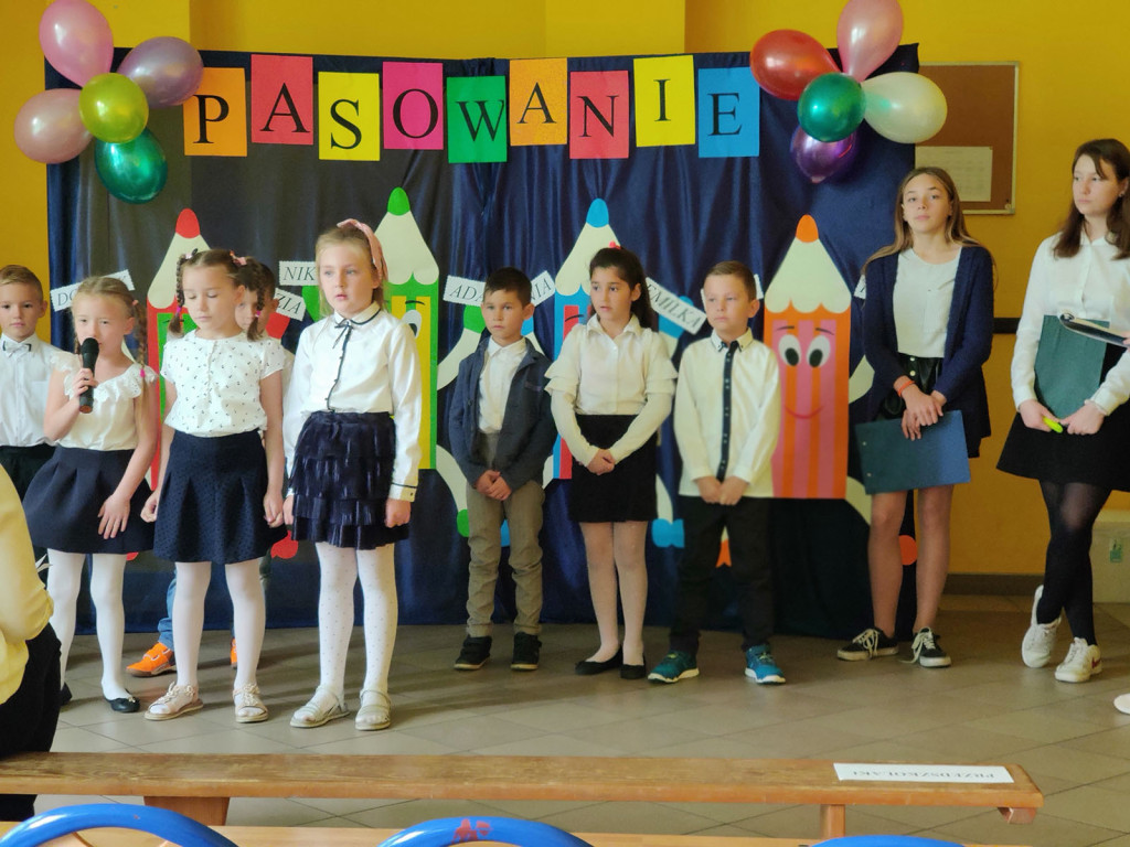 Pasowanie na pierwszoklasistę w PSP Przylesie