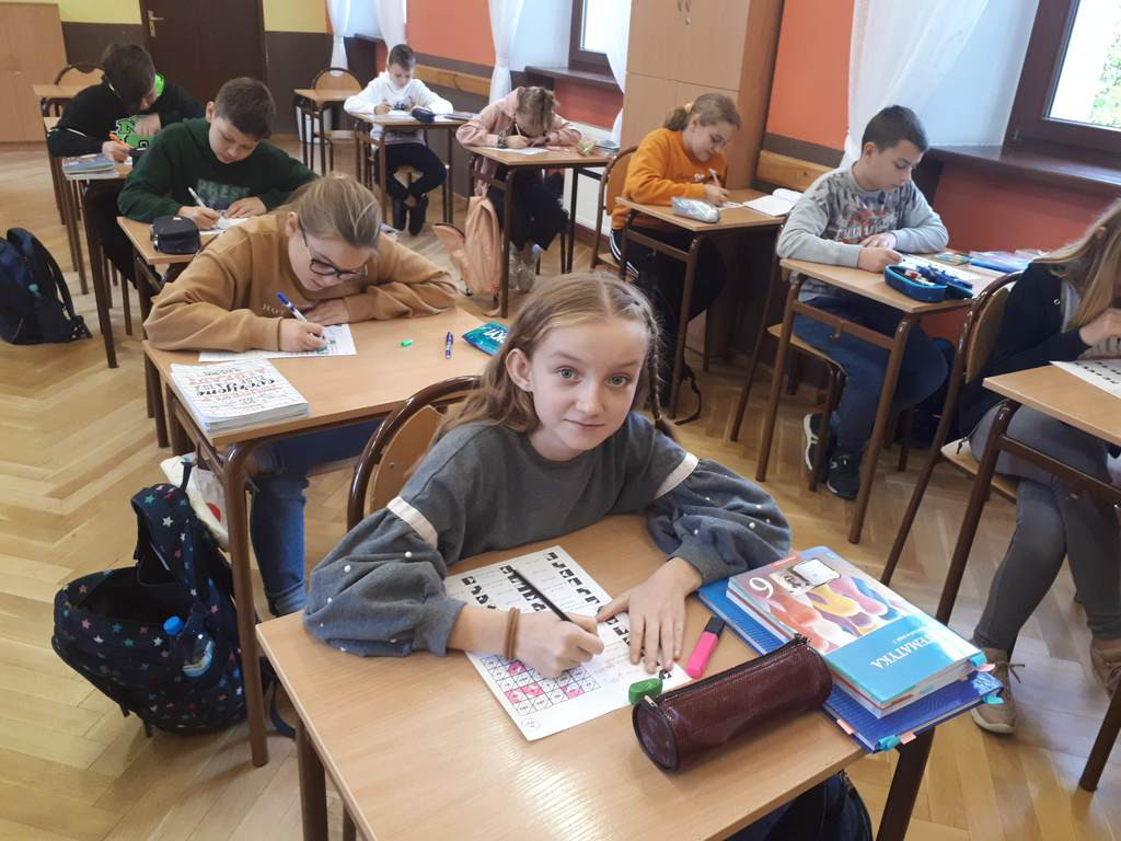 Zakodowana m@tm@! w Publicznej Szkole Podstawowej w Lewinie Brzeskim
