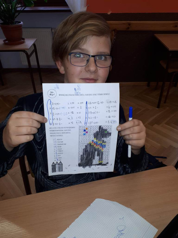 Zakodowana m@tm@! w Publicznej Szkole Podstawowej w Lewinie Brzeskim