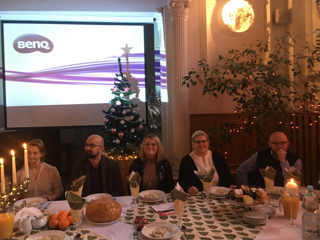 Wigilia Samorządu Uczniowskiego w ZSB w Brzegu