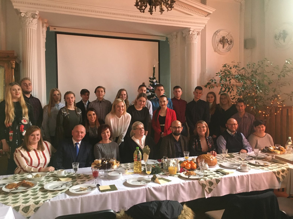 Wigilia Samorządu Uczniowskiego w ZSB w Brzegu