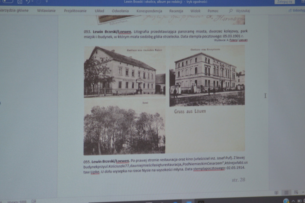 Niecodzienna lekcja historii w PSP w Lewinie Brzeskim