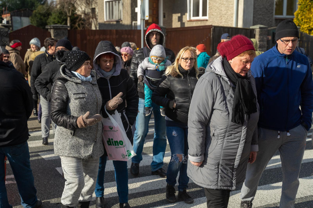 Kolejny protest mieszkańców Lubszy. Bartłomiej, uczeń miejscowej szkoły: 