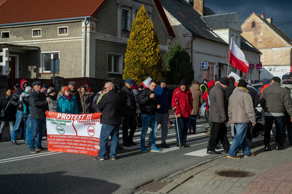 Kolejny protest mieszkańców Lubszy. Bartłomiej, uczeń miejscowej szkoły: 